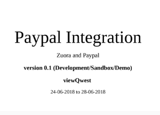 Paypal Integration for Salesforce and API Dev